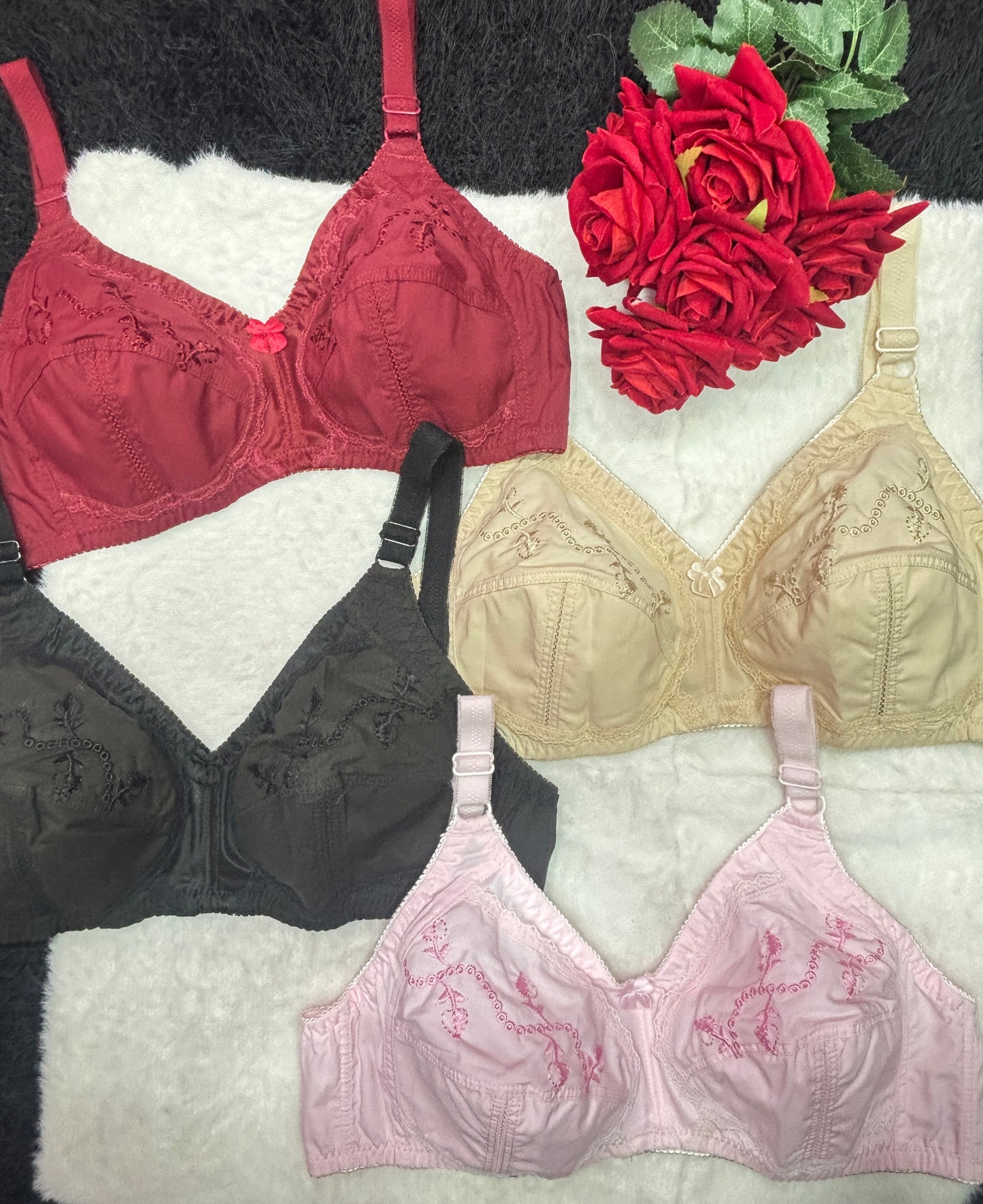 Midnight Mesh Elegance Bra