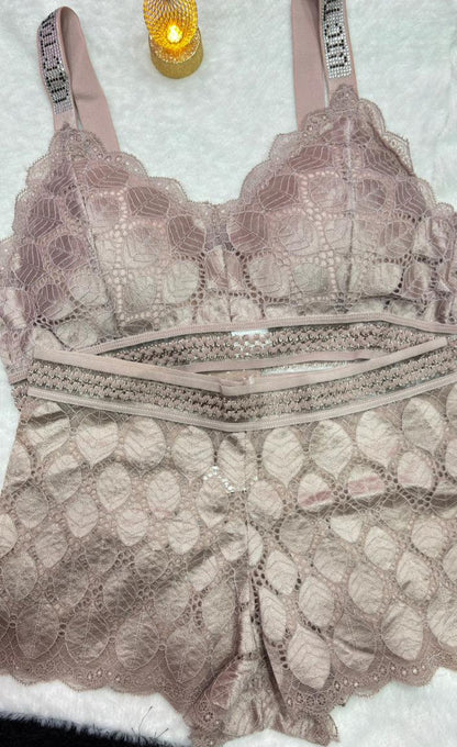 Luxury Net Lace Bra Set