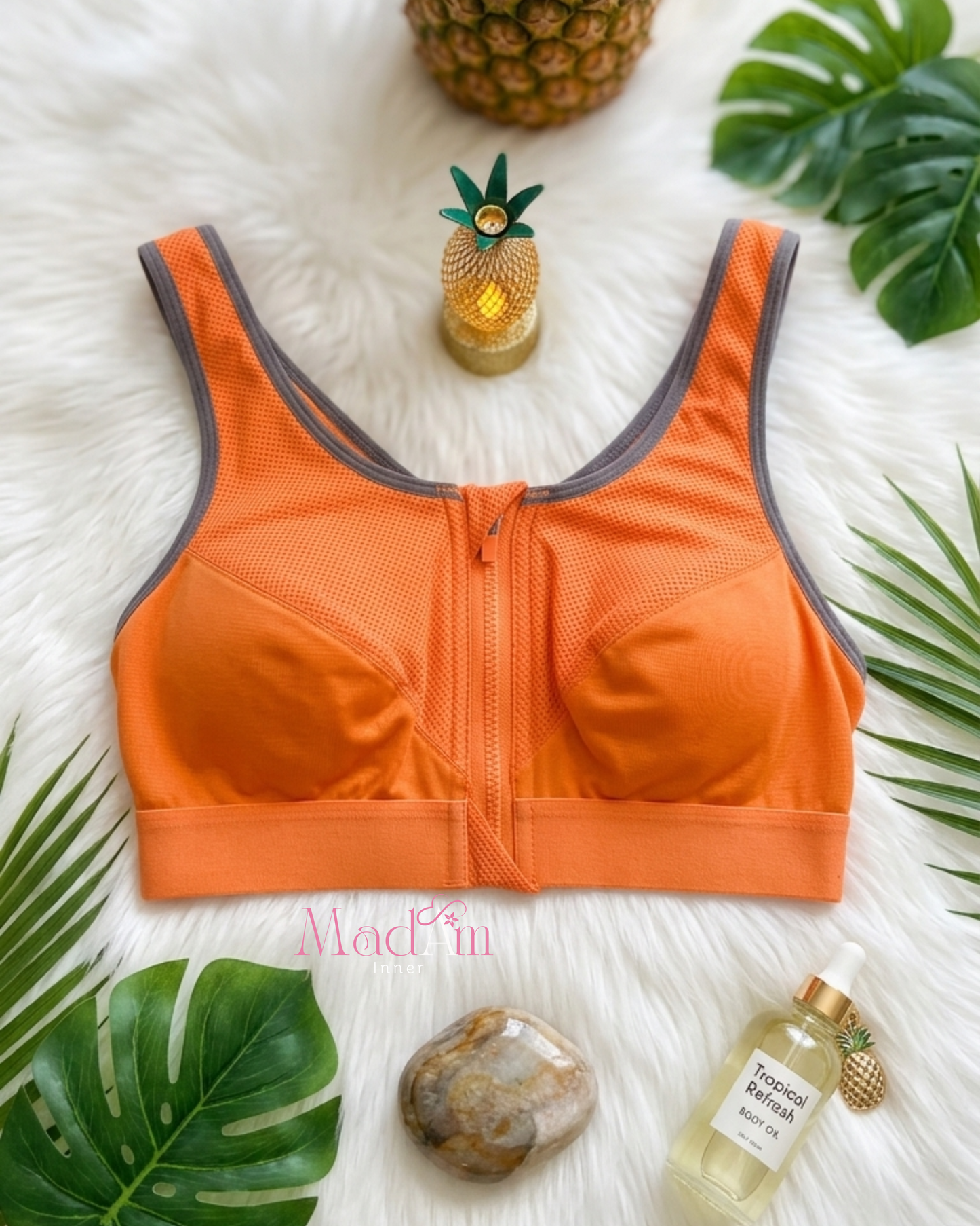 FlexZip Sports Bra