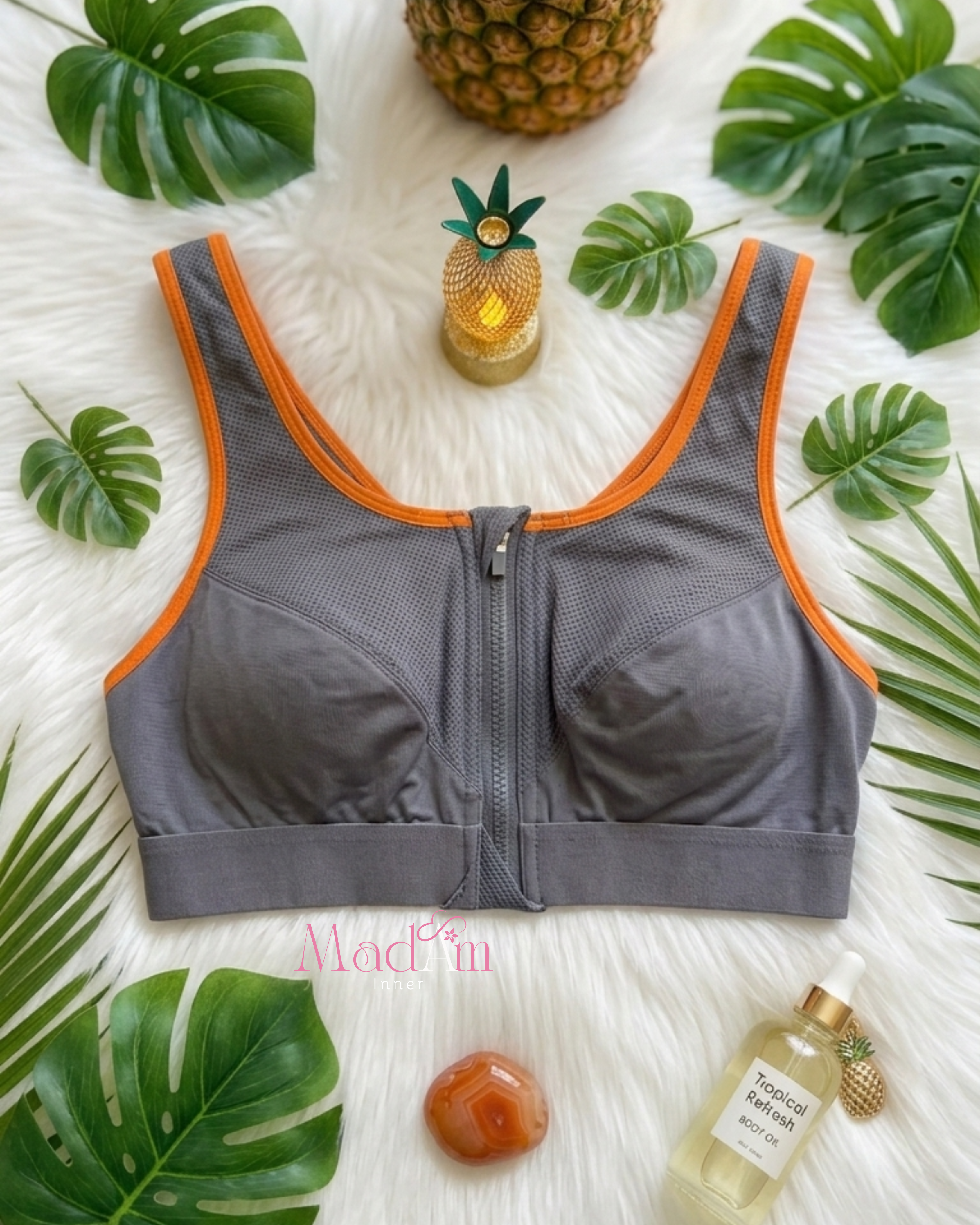 FlexZip Sports Bra