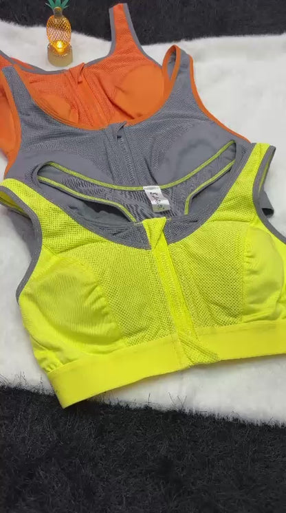 FlexZip Sports Bra