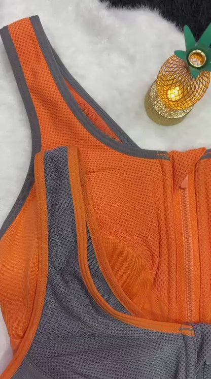 FlexZip Sports Bra