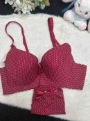 Soft Padded red Bra